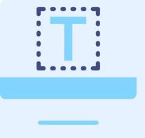 The t logo on a white background vector