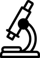 Microscope icon on a white background vector