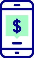 Mobile app icon vector
