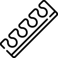 A black and white image of a barber's razor vector