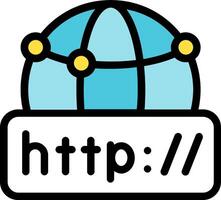 The world wide web is a network of computers and networks that connect people and information vector
