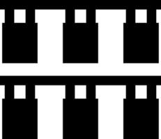 A black and white image of a black and white square vector