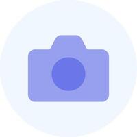 A camera icon on a white background vector