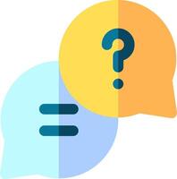 Question mark icon vector