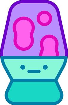 un dibujos animados personaje con un tarro en frente de eso vector