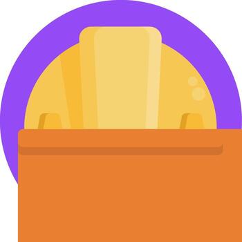 A wallet with a coin in it vector