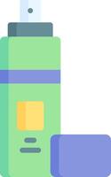 A spray bottle and a roll of toilet paper vector