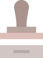 A stamp with a handle and a handle vector
