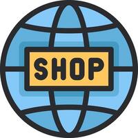 Shop icon illustration vector