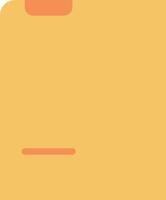 A folder icon with a yellow background vector