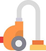 A vacuum cleaner with a hose and a hose vector