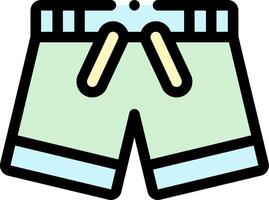 Shorts icon illustration vector