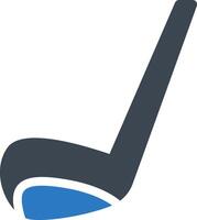 Golf club icon vector