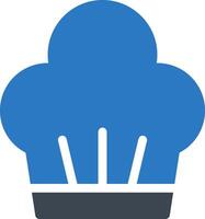 A chef hat icon on a white background vector