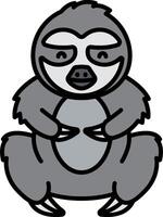 Sloth illustration design vector