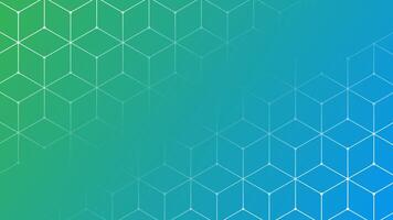 Abstract Background with Hexagonal Line Pattern Design vector