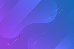 Modern Dynamic Gradient Blue and Purple Vibrant Layout Background Design vector