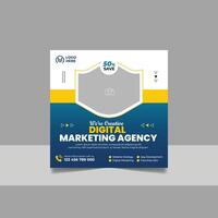 Digital Marketing Social Media Post Business Promotion Template vector