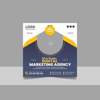 Digital Marketing Corporate Business Promotion Template vector