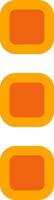 Option Orange Filled Icon vector