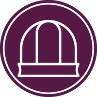 Hat Line Circle Icon vector