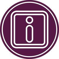 Info Line Circle Icon vector