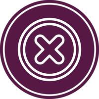 Cancel Line Circle Icon vector