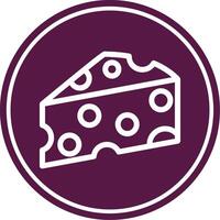 Cheez Line Circle Icon vector