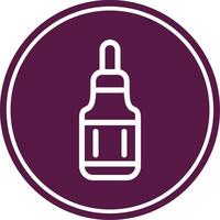 Serum Line Circle Icon vector