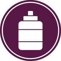 Ketchup Glyph Circle Icon vector