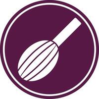 Mixer Glyph Circle Icon vector