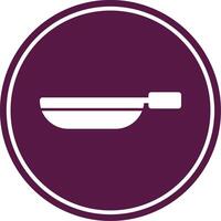 Pan Glyph Circle Icon vector