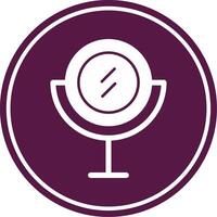 Mackup Mirror Glyph Circle Icon vector