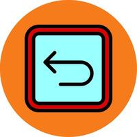 Back Filled Multi Circle Icon vector