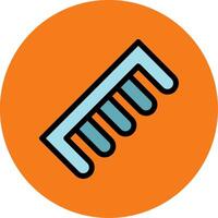 Comb Filled Multi Circle Icon vector