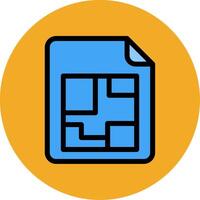 Bluerint Filled Multi Circle Icon vector