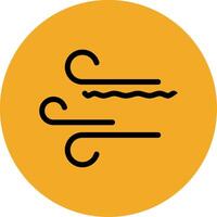 Wind Filled Multi Circle Icon vector