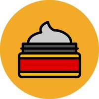 Cream Filled Multi Circle Icon vector
