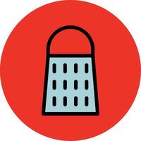 Grater Filled Multi Circle Icon vector