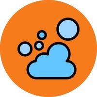Foam Filled Multi Circle Icon vector