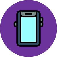 Mobile Filled Multi Circle Icon vector