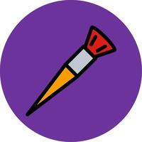 Mackup Brush Filled Multi Circle Icon vector