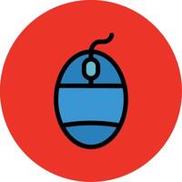Mouse Filled Multi Circle Icon vector