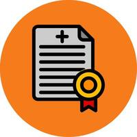 License Filled Multi Circle Icon vector