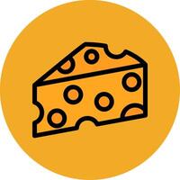 Cheez Filled Multi Circle Icon vector