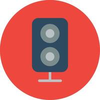 Speaker Flat Multi Circle Icon vector