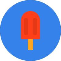 Ice Lolly Flat Multi Circle Icon vector