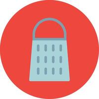 Grater Flat Multi Circle Icon vector