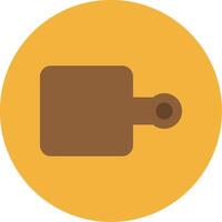 Chopping Board Flat Multi Circle Icon vector