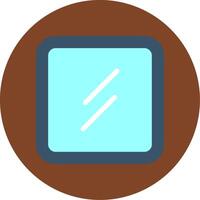 Mirror Flat Multi Circle Icon vector